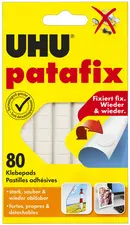 UHU Pâtes adhésives patafix, repositionnable, blanc