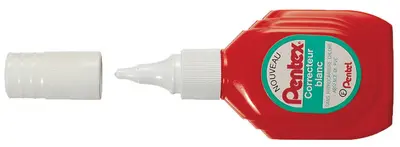 Pentel Flacon correcteur ZLC1W, blanc, contenu: 18 ml