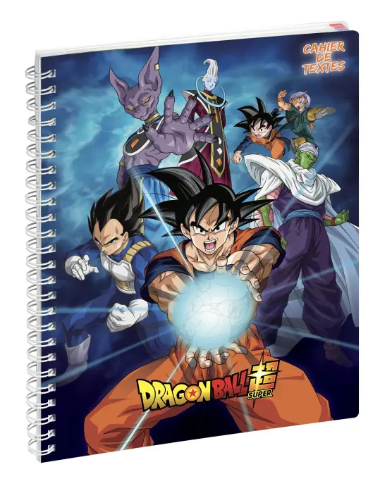 Cahier de textes Dragon Ball S 17 x 22 cm - Visuels assortis