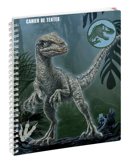 Cahier de textes Jurassic World Raptor 17 x 22 cm - Visuel - New