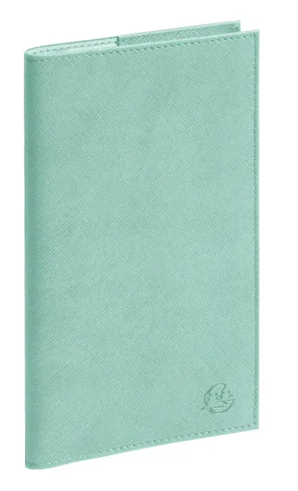Agenda de poche EasyTime 17 Lily 9 x 17,5 cm Semainier Janvier à Décembre 2027 - Vert d'eau - New