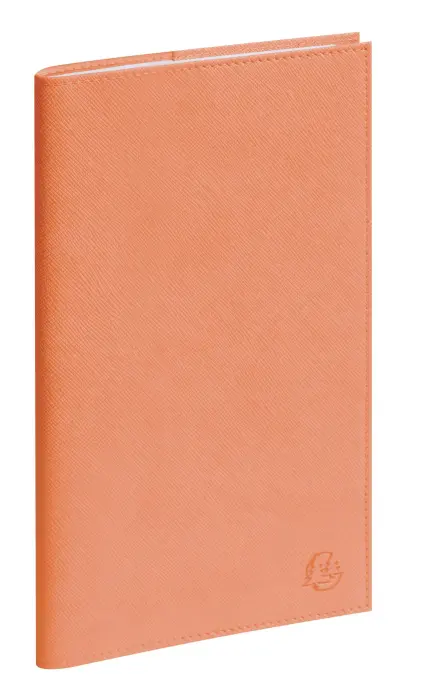 Agenda de poche Eurotime 16 Lily 8,5 x 16 cm Semainier Janvier à Décembre 2027 - Abricot - New