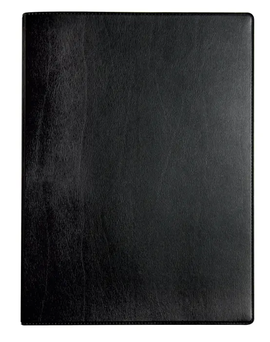 Agenda de bureau Espace 27 Barbara 21 x 27 cm Semainier Janvier à Décembre 2027 - Noir