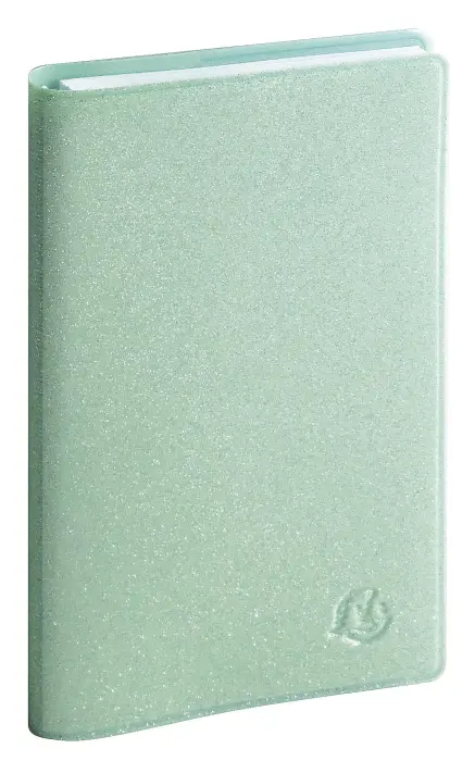 Agenda de poche Lady 16S spiralé Eden 9 x 16 cm Semainier Janvier à Décembre 2027 - Vert d'eau - New