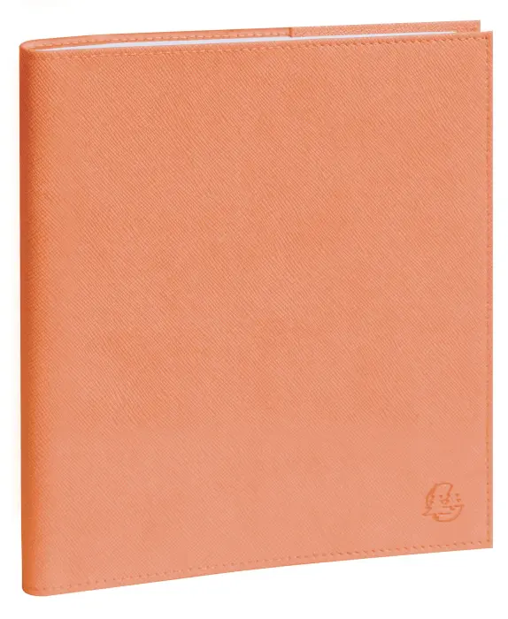 Agenda de bureau Eurotime 18S Lily 15 x 17 cm Semainier Janvier à Décembre 2027 - Abricot - New