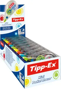 Tipp-Ex Roller correcteur Mini Pocket Mouse Fashion, 5mm x6m