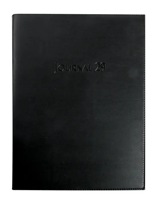 Agenda de bureau Journal 29-2 Barbara 21 x 29,7 cm Journalier Janvier à Décembre 2027 - Noir