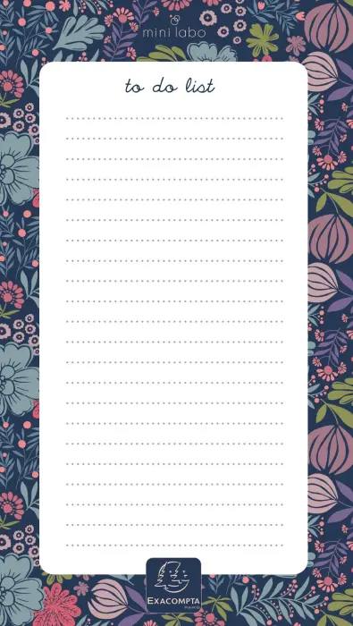 To Do List Mini Labo 10 x 18 cm - Visuel - New