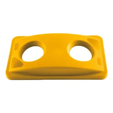 Couvercle jaune SLIM JIM pour déchets recyclables