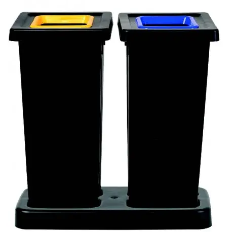 Kit complet tri sélectif FIT 2x50L avec socle
