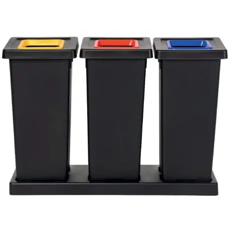 Kit complet tri sélectif FIT 3x50L avec socle