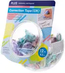 PLUS JAPAN Rouleau correcteur "CR", 4,2mm x 12m, dans bocal