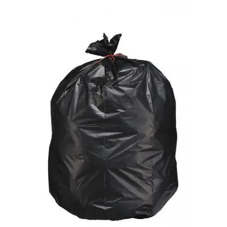 SP 130L noir PEBD 800X1130mm 40µ avec lien - Ct. 100 Sacs