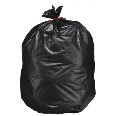 SP 160L noir PEBD 900X1050mm 50µ avec lien - Ct. 100 Sacs