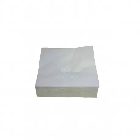 Serviette 40x40cm blanche Airlaid - (16x50) - Colis de 800