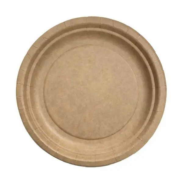 Assiette kraft biodegradable D22 - Ct de 450