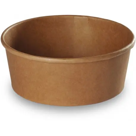 Pot rond kraft brun 1300ml (Ø18.5x68mm) - Colis 300
