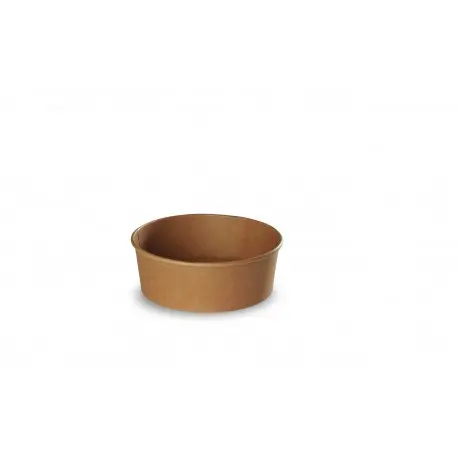 Pot rond kraft brun 1000 ml (Ø185 x 5.4 cm) - Colis 300