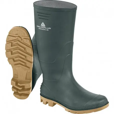 Botte de travail GROUND / Imperméable / Vert (37à46)
