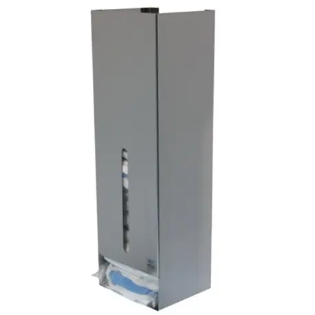 Distributeur inox kits visiteurs fixation murale-unité