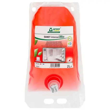 Nettoyant sanitaires hautement concentré intense SANET KLIKS Ct.2X2L