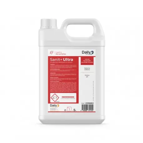 Gel détartrant désinfectant sanitaires SANIT+ULTRA DAILYK-Bidon 5L