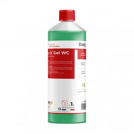 Gel WC détartrant parfumé menthe SANIT'GEL WC DAILYK START-Flacon 1l