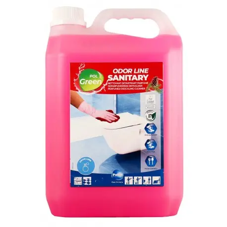 POLGREEN ODOR LINE SANITARY Nettoyant sanitaires Ecolabel - Bidon 5L