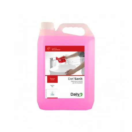 Détartrant sanitaire Ecolabel DET'SANIT DailyK Green - Bidon 5L