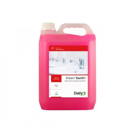 Détartrant sanitaires Ecolabel KLEAN'SANIT+ DAILYK GREEN- Bidon 5L