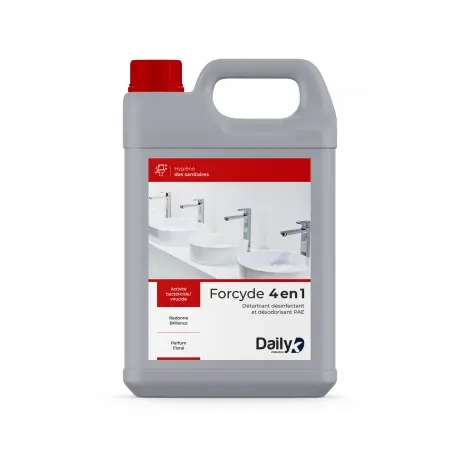 Détartrant désinfectant désodorisant FORCYDE 4en1 DAILYK-Bidon 5L