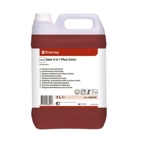 Détergent détartrant désinfectant sanitaire TASKI SANI 4IN1 PLUS-B 5L