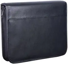 WEDO Porte-documents, A5, en similicuir, noir