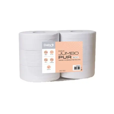 PH lisse 1 pli blanc MAXI JUMBOPUR 600m Dailyk Start - 6 rlx