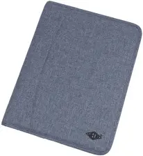 WEDO Serviette classeur "DENIM", A4, en polyester, bleu mêlé