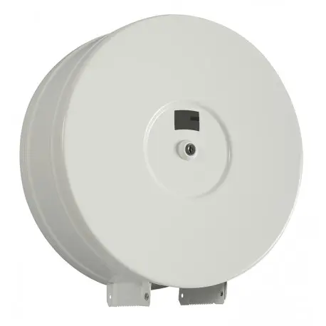 Distributeur PH maxi jumbo 400M métal laqué blanc à clé BLANKA