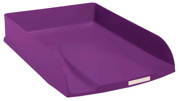 Corbeille à courrier Combo Styli Titane - Aubergine - New