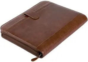 Alassio Serviette classeur "VITERBO", A4, similicuir, marron
