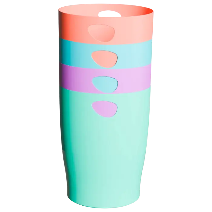 Corbeille à papier Ecobin Couleurs Assorties Candy Tidy - Couleurs assorties - New