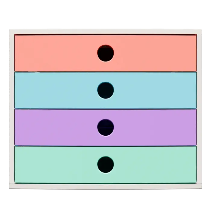 Module de classement Filibox 4 tiroirs Candy Tidy - Couleurs assorties - New