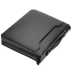 Alassio Serviette classeur "RIMINI", A4, similicuir, noir