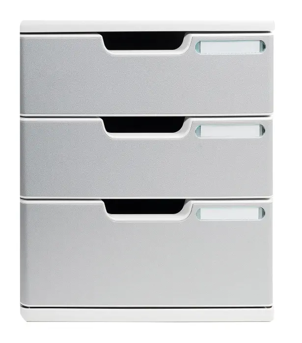 Module de classement Modulo Office 3 tiroirs fermés - Granit