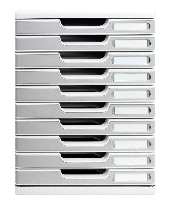 Module de classement Modulo Office 10 tiroirs fermés - Granit
