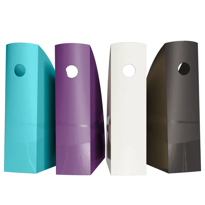 Set de 4 Porte-revues Mag-Cube Titane - Couleurs assorties - New