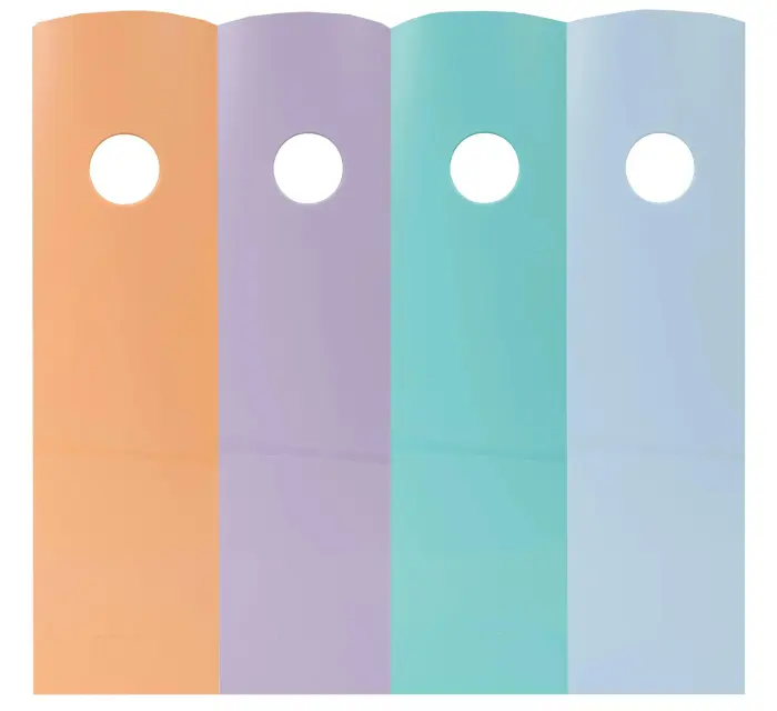 Set de 4 porte-revues Mag-Cube Aquarel - Couleurs assorties