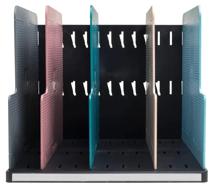 Trieur vertical Modulotop 5 intercalaires Skandi - Couleurs assorties