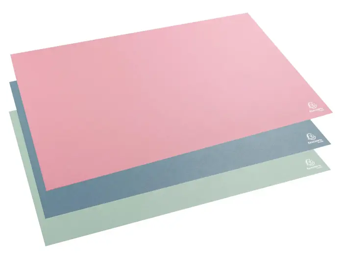 Sous-main recyclé en carton rigide Autentik 57,5x37,5cm - Couleurs assorties