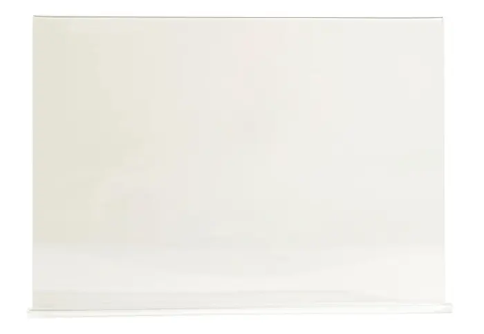 Porte-visuel droit horizontal A4 - Cristal