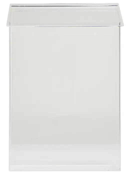 Porte brochure extérieur A5 avec couvercle - Cristal - New