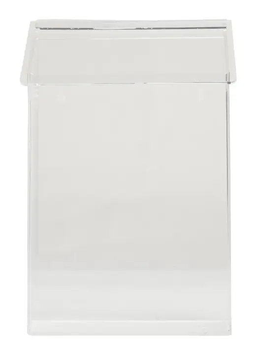 Porte brochure extérieur A5 avec couvercle - Cristal - New